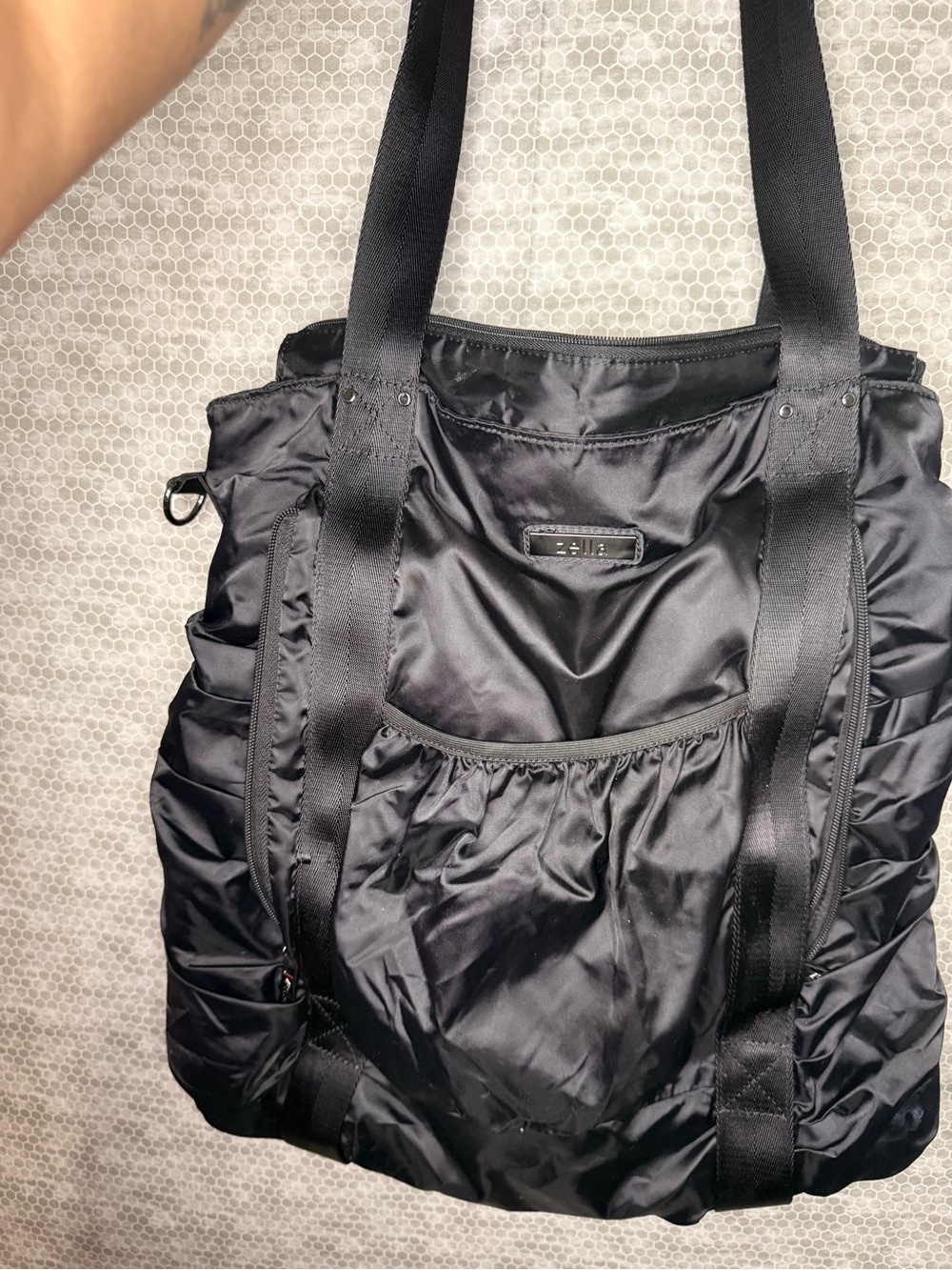 Zella black gym bag over the shoulder